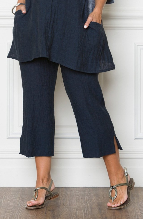 Crinkle Linen Pant